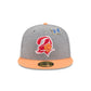 Tampa Bay Buccaneers Heather Gray Wool 59FIFTY Fitted Hat