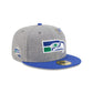 Seattle Seahawks Heather Gray Wool 59FIFTY Fitted Hat