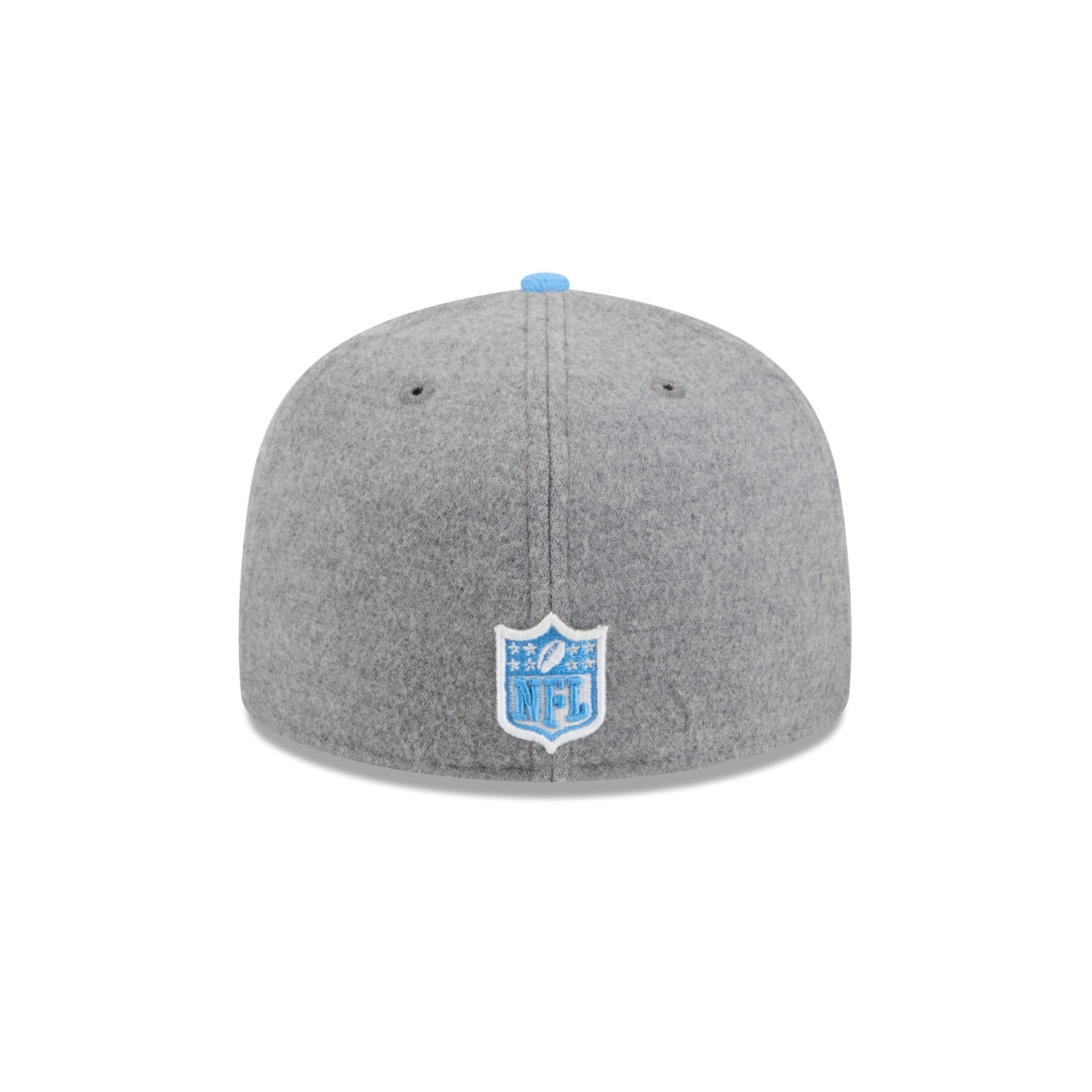 Oilers Heather Gray Wool 59FIFTY Fitted Hat