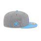 Oilers Heather Gray Wool 59FIFTY Fitted Hat