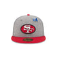 San Francisco 49ers Heather Gray Wool 59FIFTY Fitted Hat