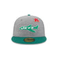 New York Jets Heather Gray Wool 59FIFTY Fitted Hat
