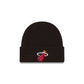 Miami Heat Waffle Stitch Knit Beanie Hat