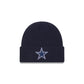 Dallas Cowboys Waffle Stitch Knit Beanie Hat
