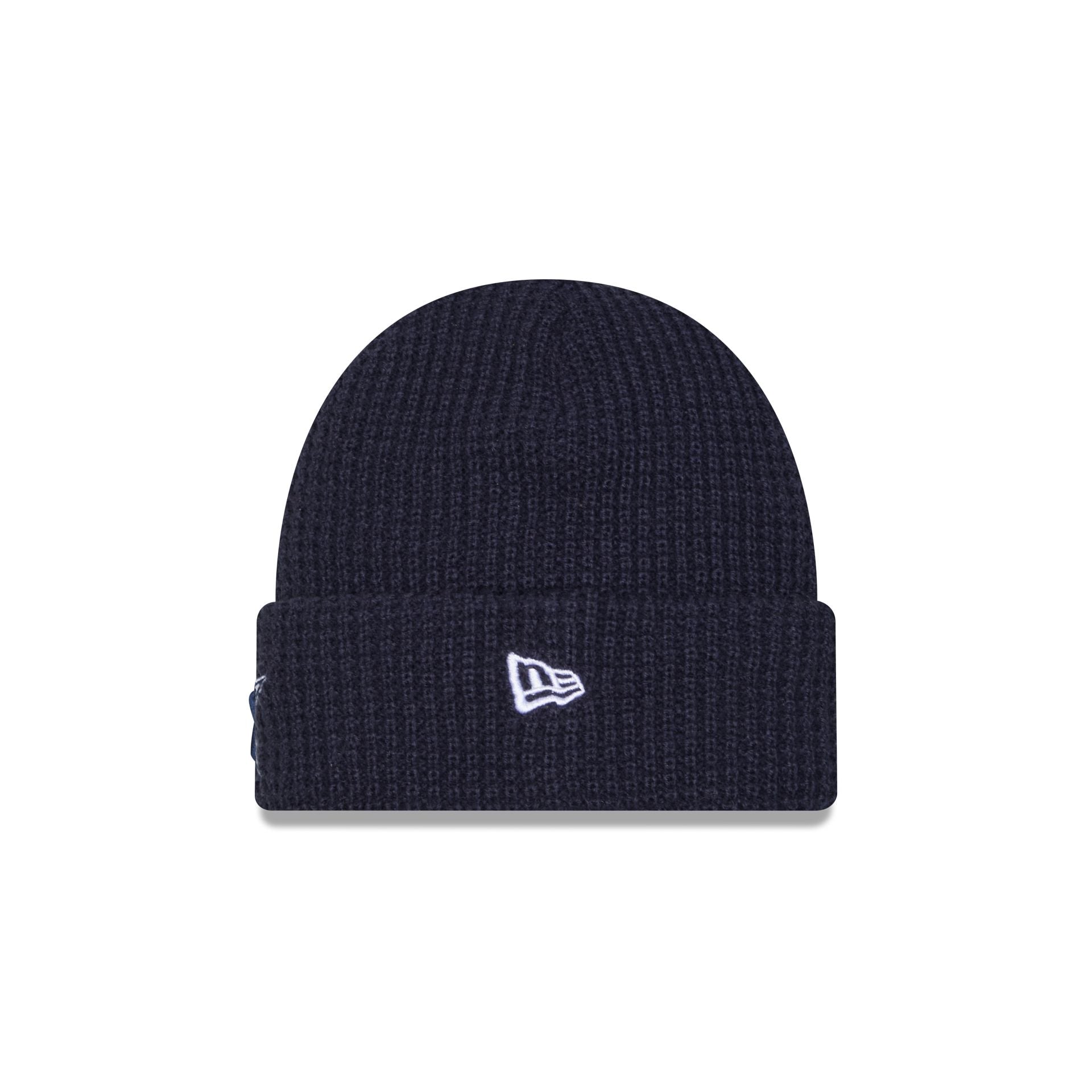 Dallas Cowboys Waffle Stitch Knit Beanie Hat