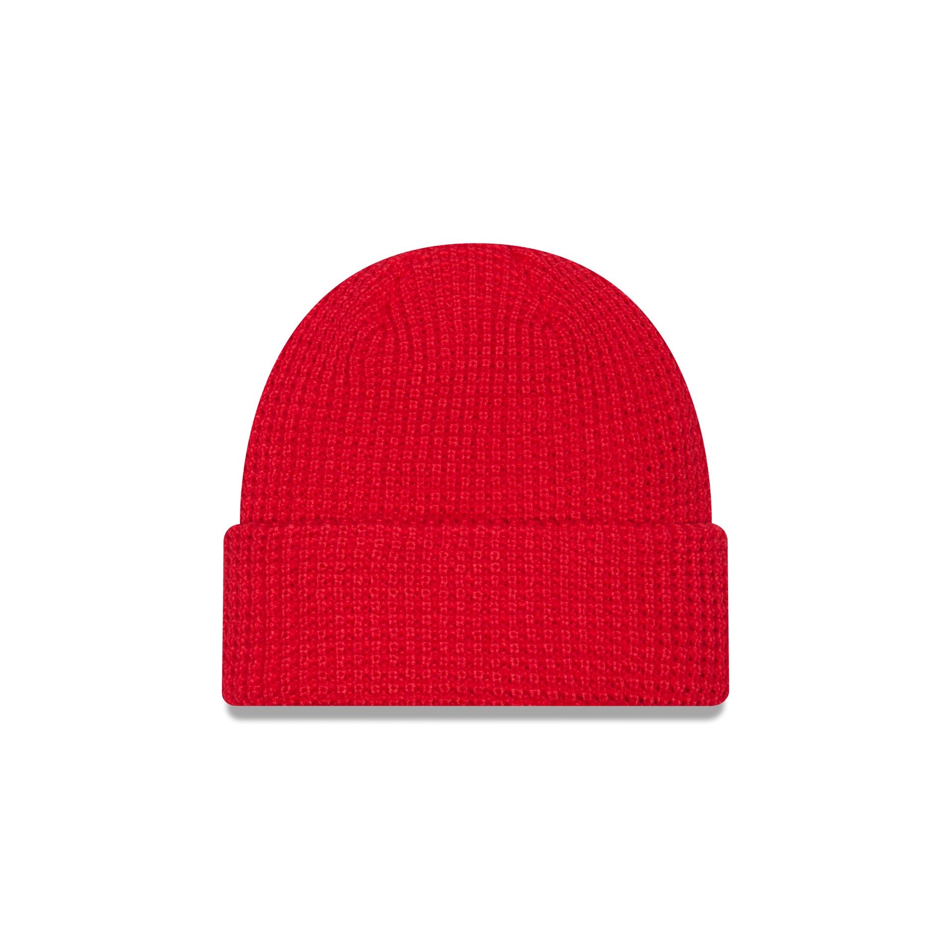 Houston Rockets Waffle Stitch Knit Beanie Hat