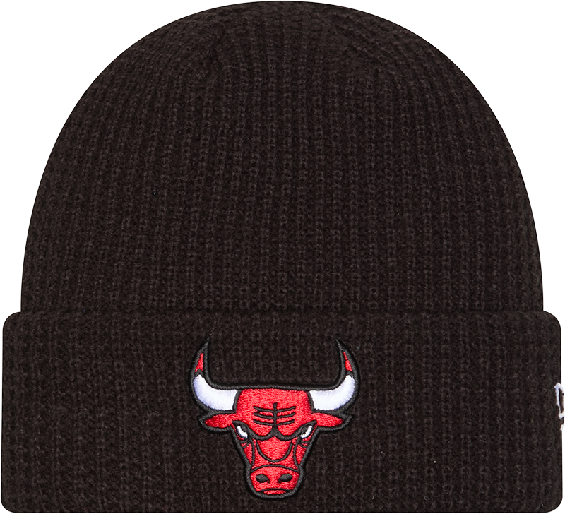 Chicago Bulls Waffle Stitch Knit Beanie Hat