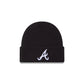 Atlanta Braves Waffle Stitch Knit Beanie Hat