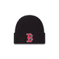 Boston Red Sox Waffle Stitch Knit Beanie Hat