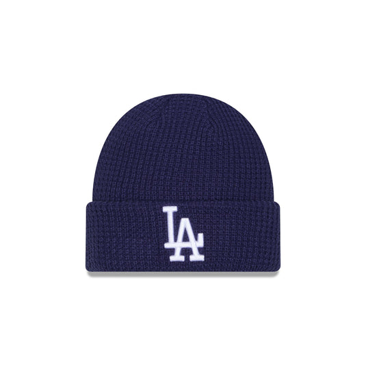Los Angeles Dodgers Waffle Stitch Knit Beanie Hat - New Era Cap