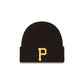 Pittsburgh Pirates Waffle Stitch Knit Beanie Hat