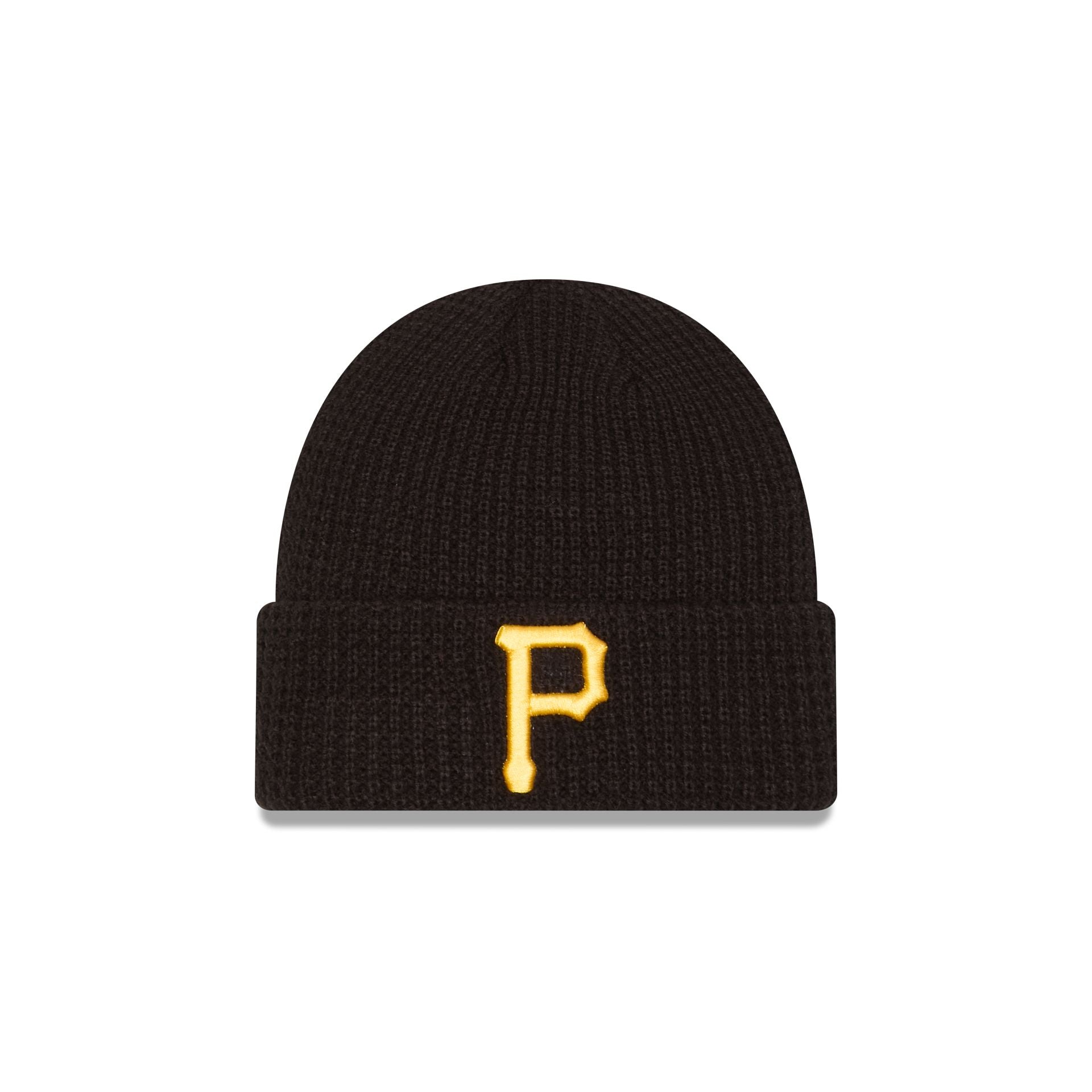 Pittsburgh Pirates Waffle Stitch Knit Beanie Hat