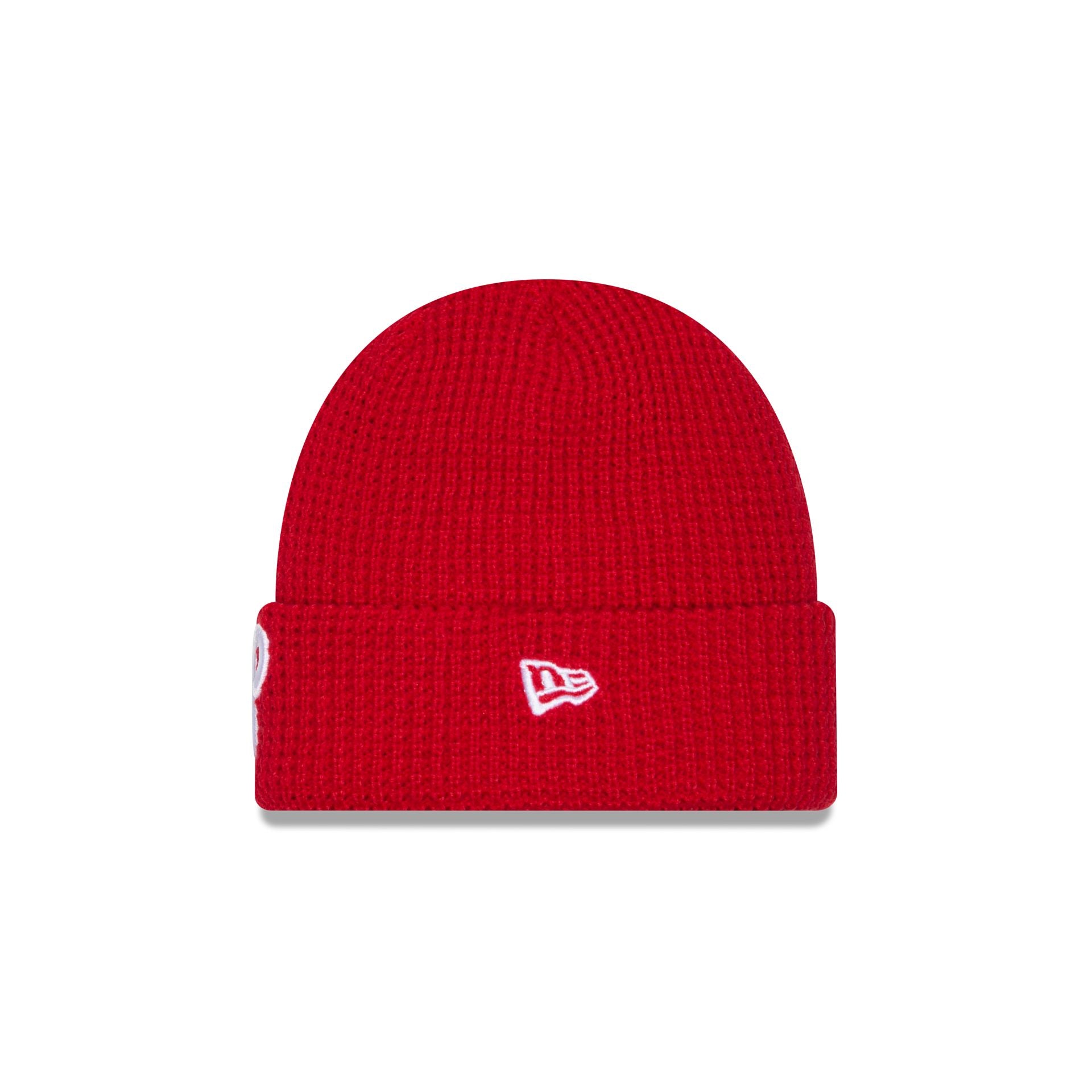 Philadelphia Phillies Waffle Stitch Knit Beanie Hat