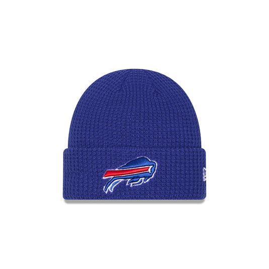 Buffalo Bills Waffle Stitch Knit Beanie Hat - New Era Cap