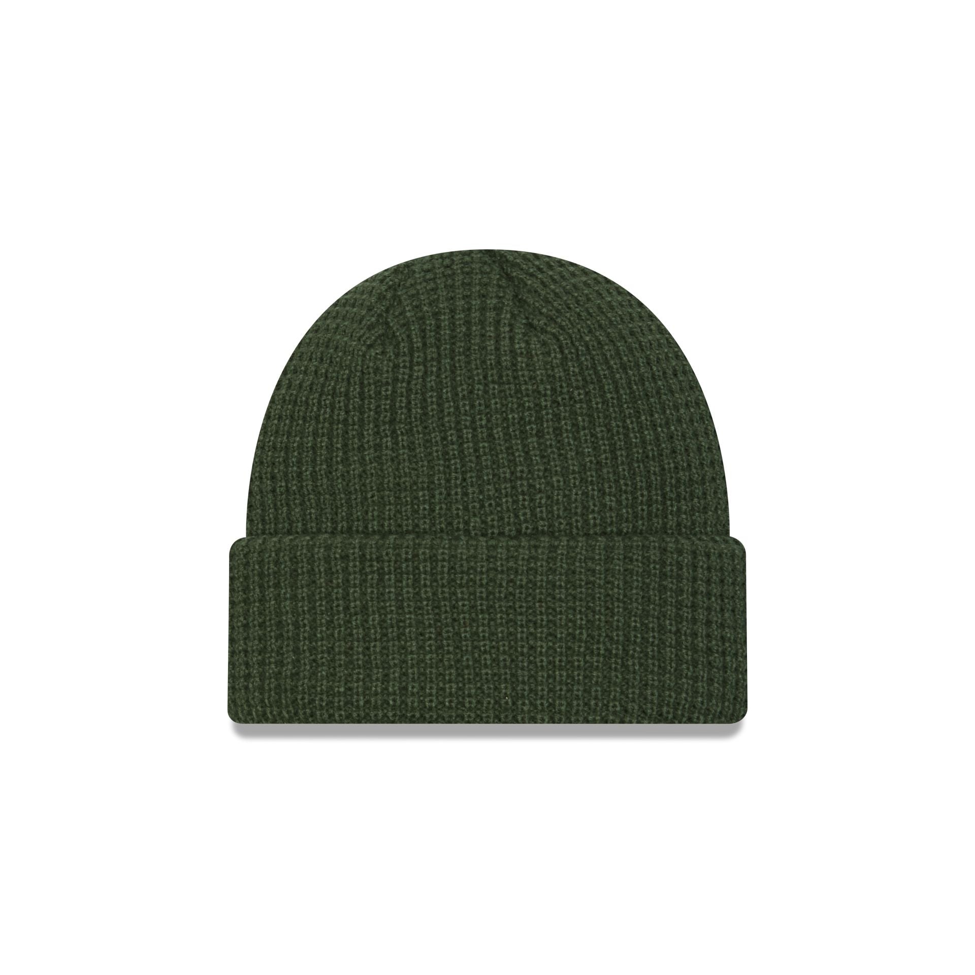 Green Bay Packers Waffle Stitch Knit Beanie Hat