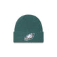 Philadelphia Eagles Waffle Stitch Knit Beanie Hat