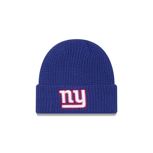 New York Giants Waffle Stitch Knit Beanie Hat - New Era Cap
