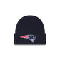 New England Patriots Waffle Stitch Knit Beanie Hat