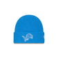 Detroit Lions Waffle Stitch Knit Beanie Hat