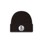 Brooklyn Nets Waffle Stitch Knit Beanie Hat
