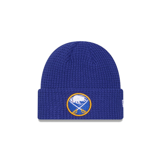 Buffalo Sabres Waffle Stitch Knit Beanie Hat - New Era Cap