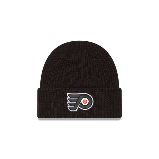 Philadelphia Flyers Waffle Stitch Knit Beanie Hat - New Era Cap