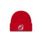 New Jersey Devils Waffle Stitch Knit Beanie Hat