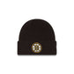 Boston Bruins Waffle Stitch Knit Beanie Hat