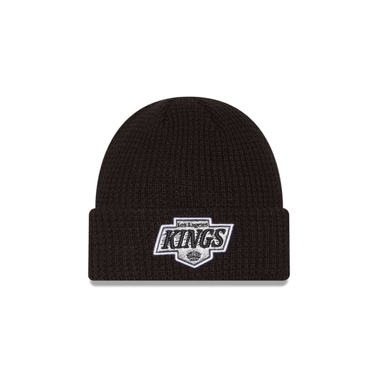 Los Angeles Kings Waffle Stitch Knit Beanie Hat - New Era Cap