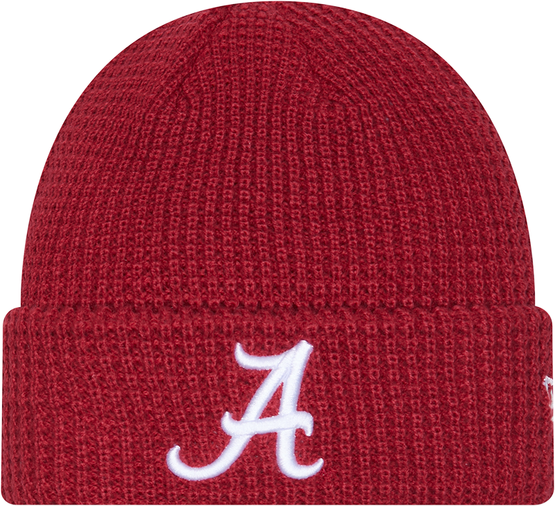 Alabama Crimson Tide Waffle Stitch Knit Beanie Hat