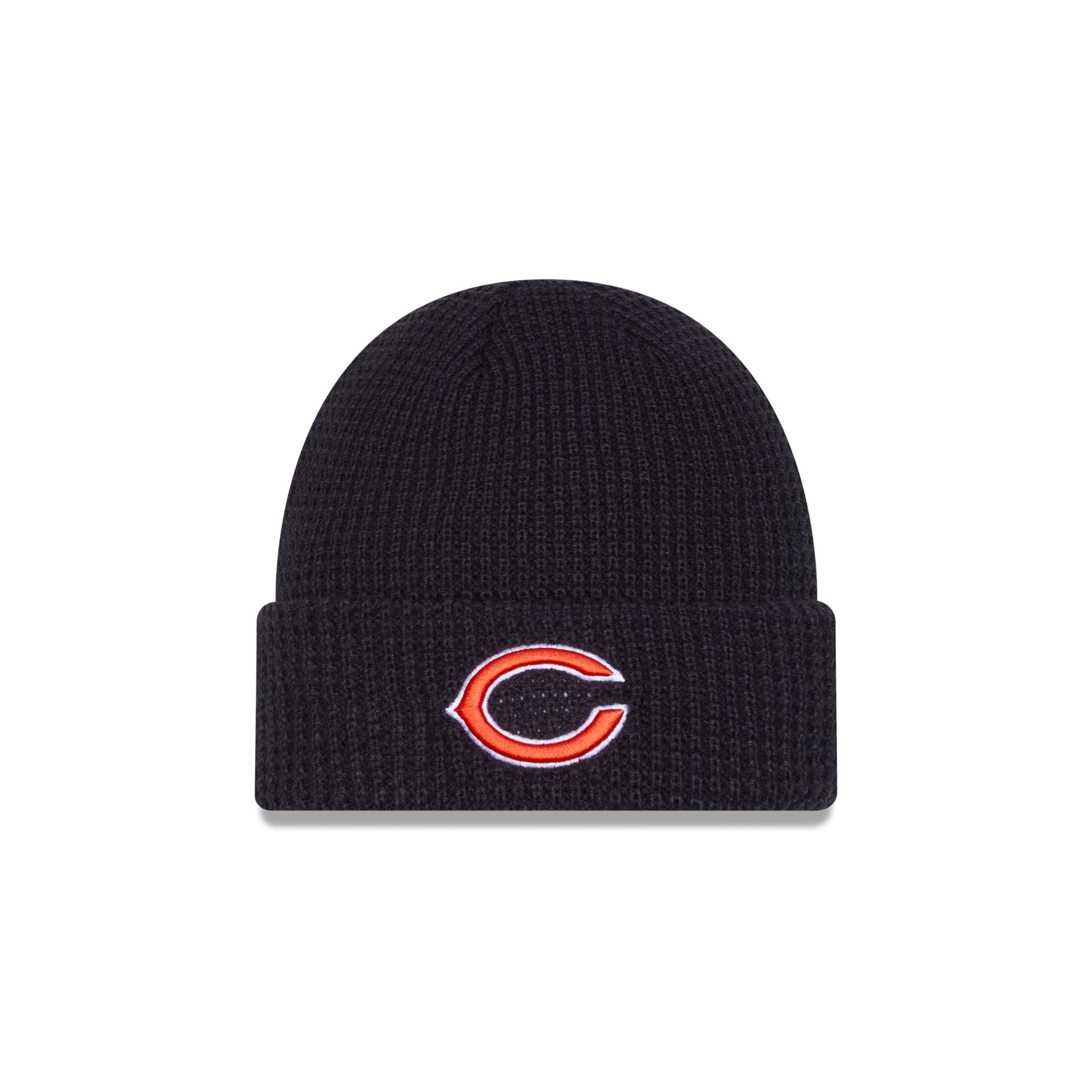 Chicago Bears Waffle Stitch Knit Beanie Hat
