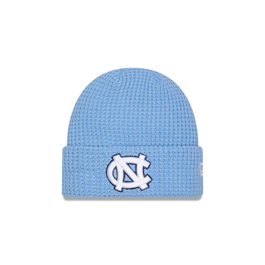 North Carolina Tar Heels Waffle Stitch Knit Beanie Hat - New Era Cap