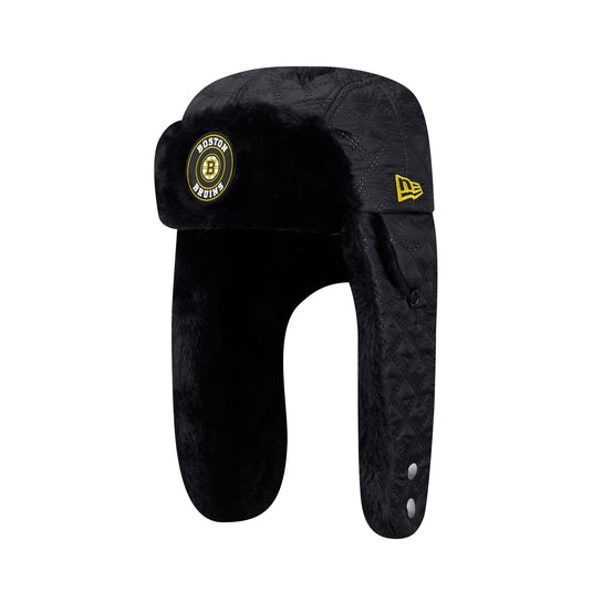 Boston Bruins Quilted Fashion Trapper Hat - New Era Cap