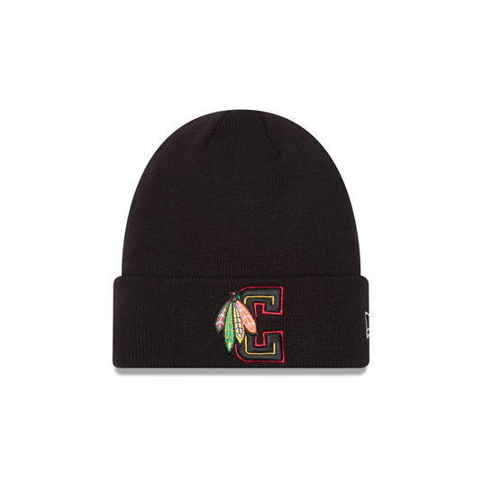 Chicago Blackhawks Deceptor Cuff Knit Beanie - New Era Cap