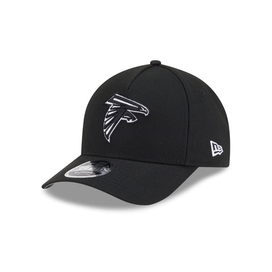 Atlanta Falcons Black & White 9FORTY M-Crown A-Frame Snapback Hat - New Era Cap
