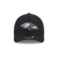 Baltimore Ravens Black & White 9FORTY M-Crown A-Frame Snapback Hat