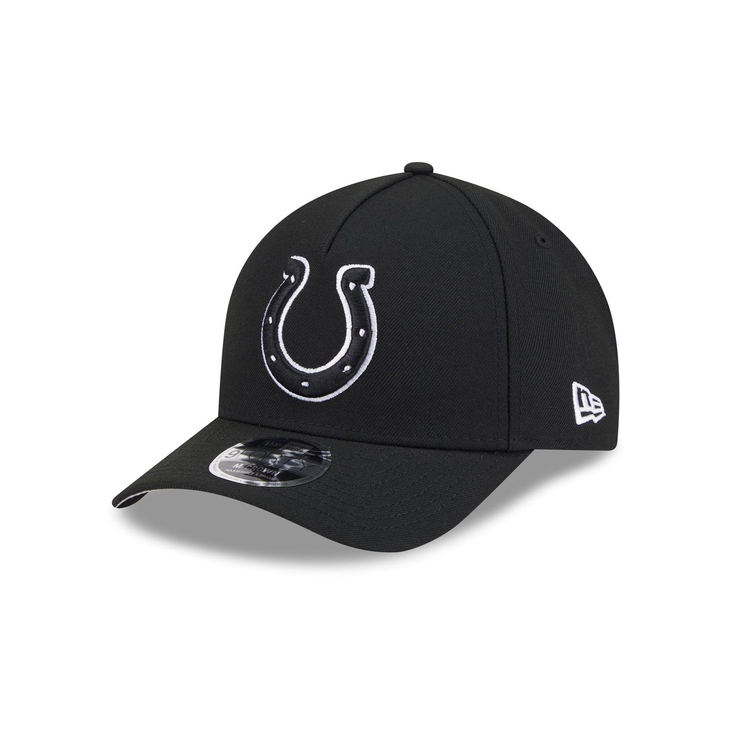 Indianapolis Colts Black & White 9FORTY M-Crown A-Frame Snapback Hat