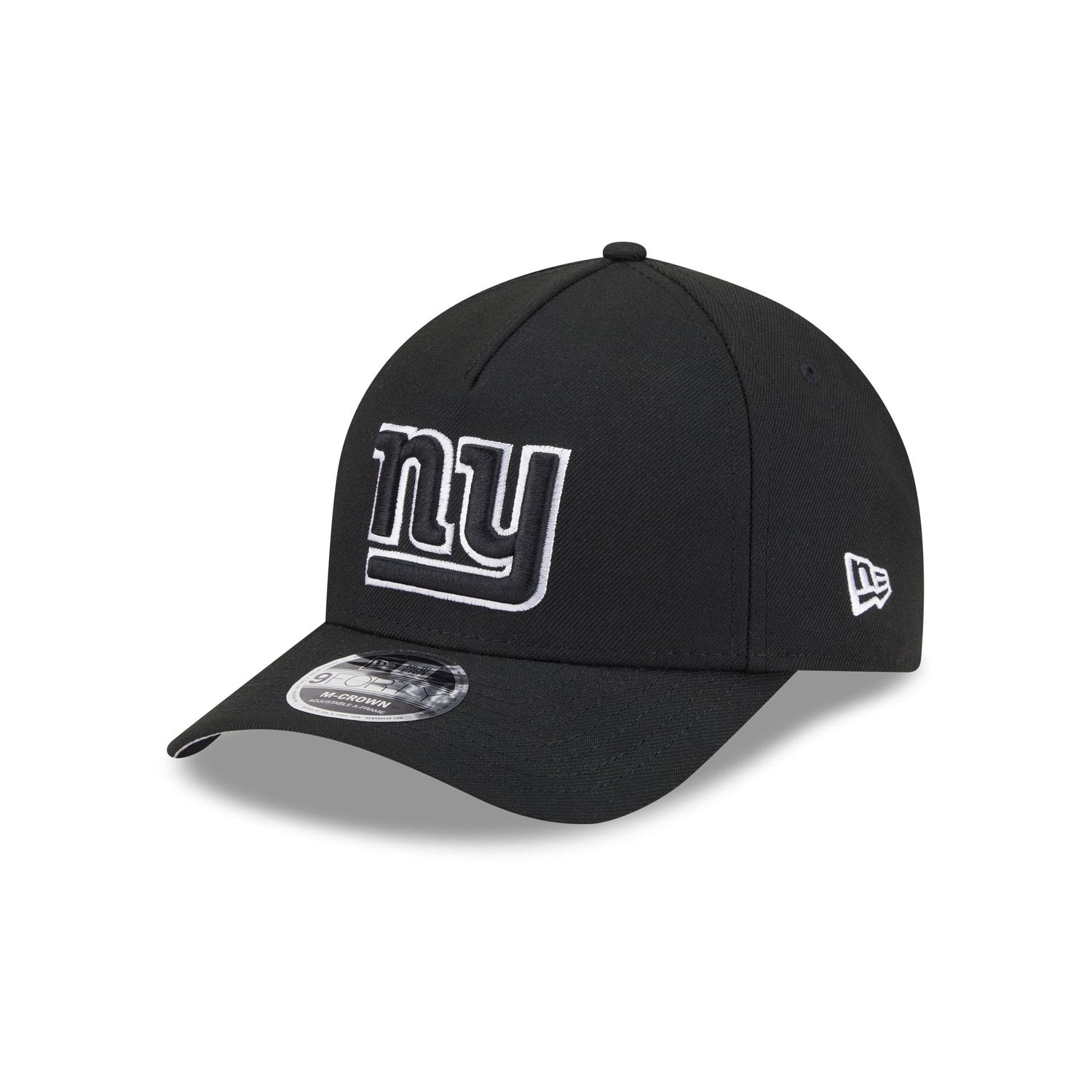 New York Giants Black & White 9FORTY M-Crown A-Frame Snapback Hat