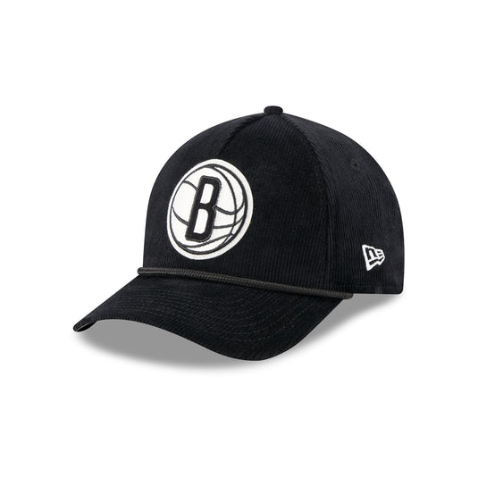 Brooklyn Nets Corduroy 9FORTY M-Crown A-Frame Snapback Hat - New Era Cap