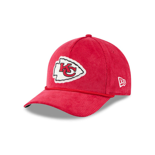 Kansas City Chiefs Corduroy 9FORTY M-Crown A-Frame Snapback Hat - New Era Cap