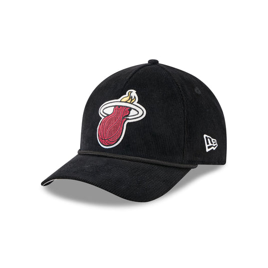 Miami Heat Corduroy 9FORTY M-Crown A-Frame Snapback Hat - New Era Cap