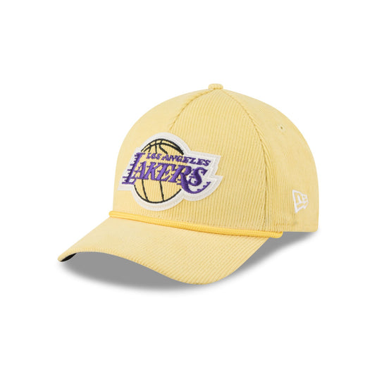 Los Angeles Lakers Corduroy 9FORTY M-Crown A-Frame Snapback Hat - New Era Cap