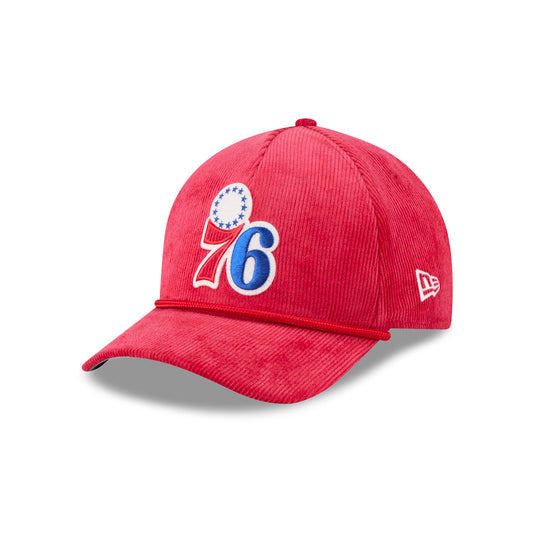 Philadelphia 76ers Corduroy 9FORTY M-Crown A-Frame Snapback Hat - New Era Cap