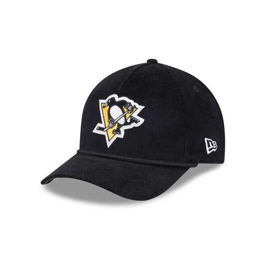 Pittsburgh Penguins Corduroy 9FORTY M-Crown A-Frame Snapback Hat - New Era Cap