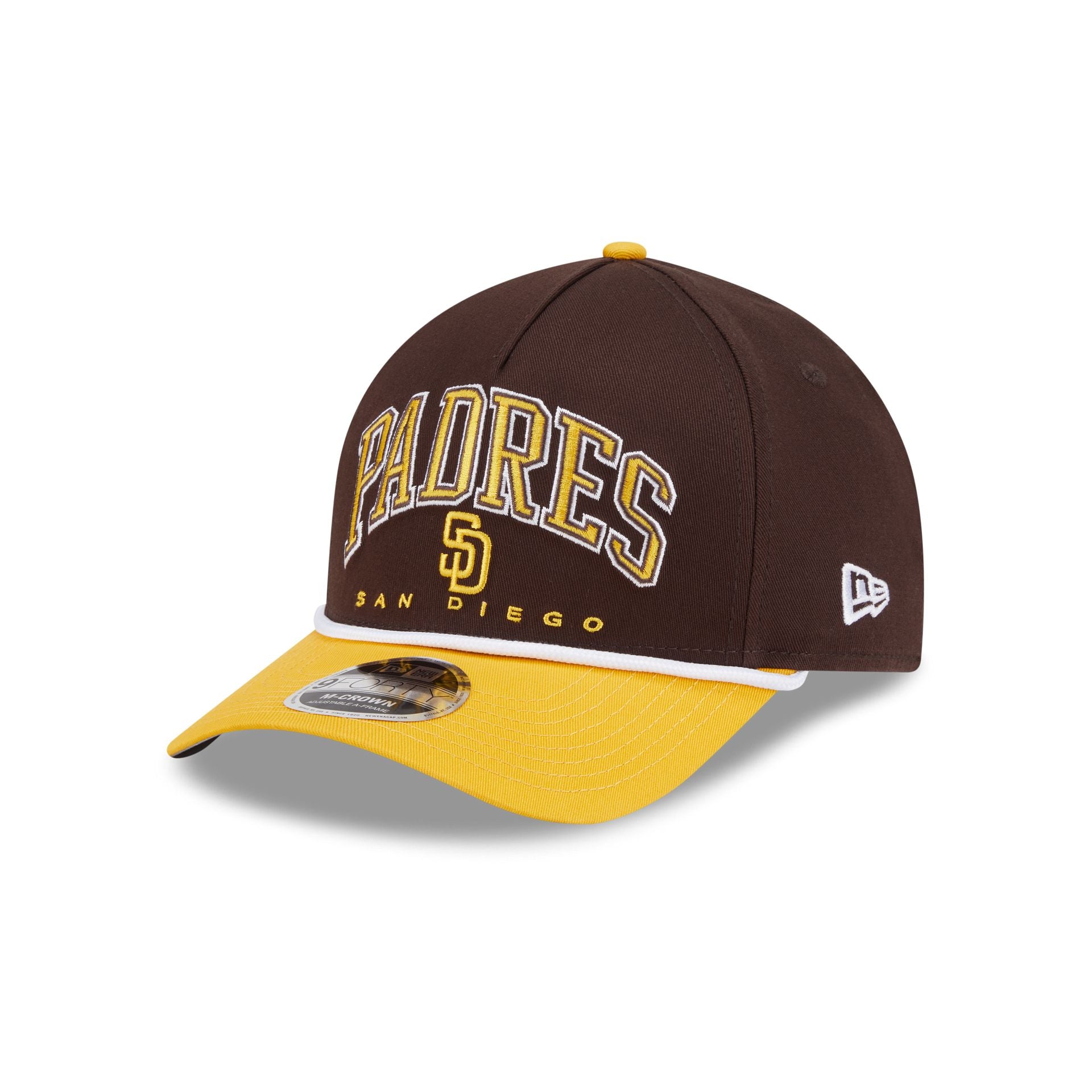 San Diego Padres Arch 9FORTY M-Crown A-Frame Snapback Hat – New