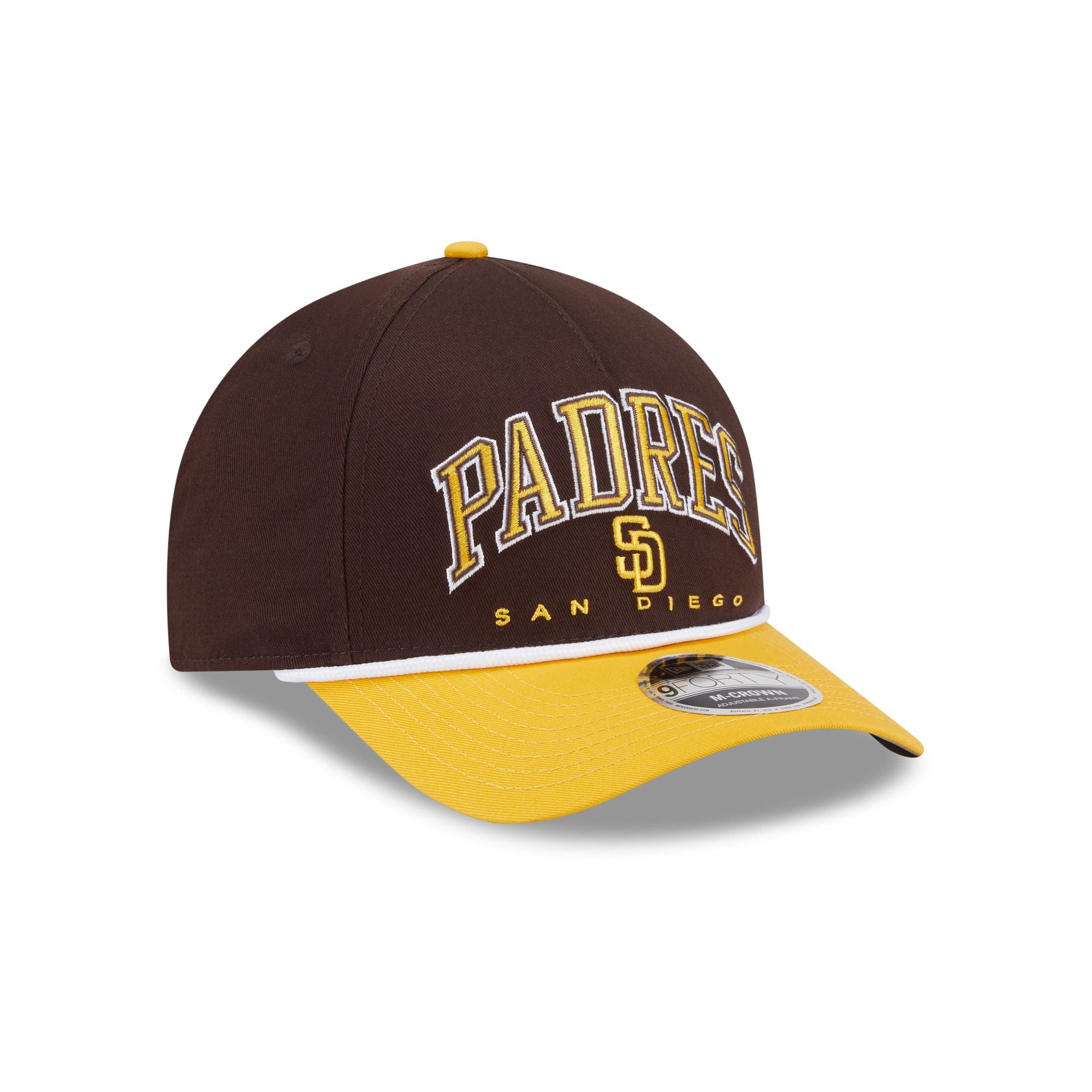 San Diego Padres Arch 9FORTY M-Crown A-Frame Snapback Hat – New