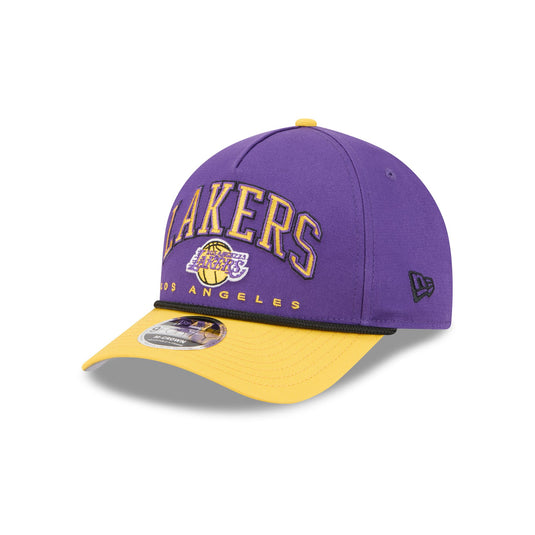 Los Angeles Lakers Arch 9FORTY M-Crown A-Frame Snapback Hat - New Era Cap