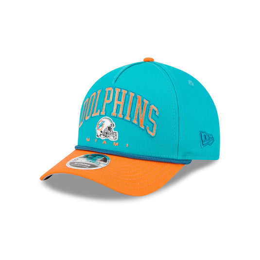 Miami Dolphins Arch 9FORTY M-Crown A-Frame Snapback Hat - New Era Cap