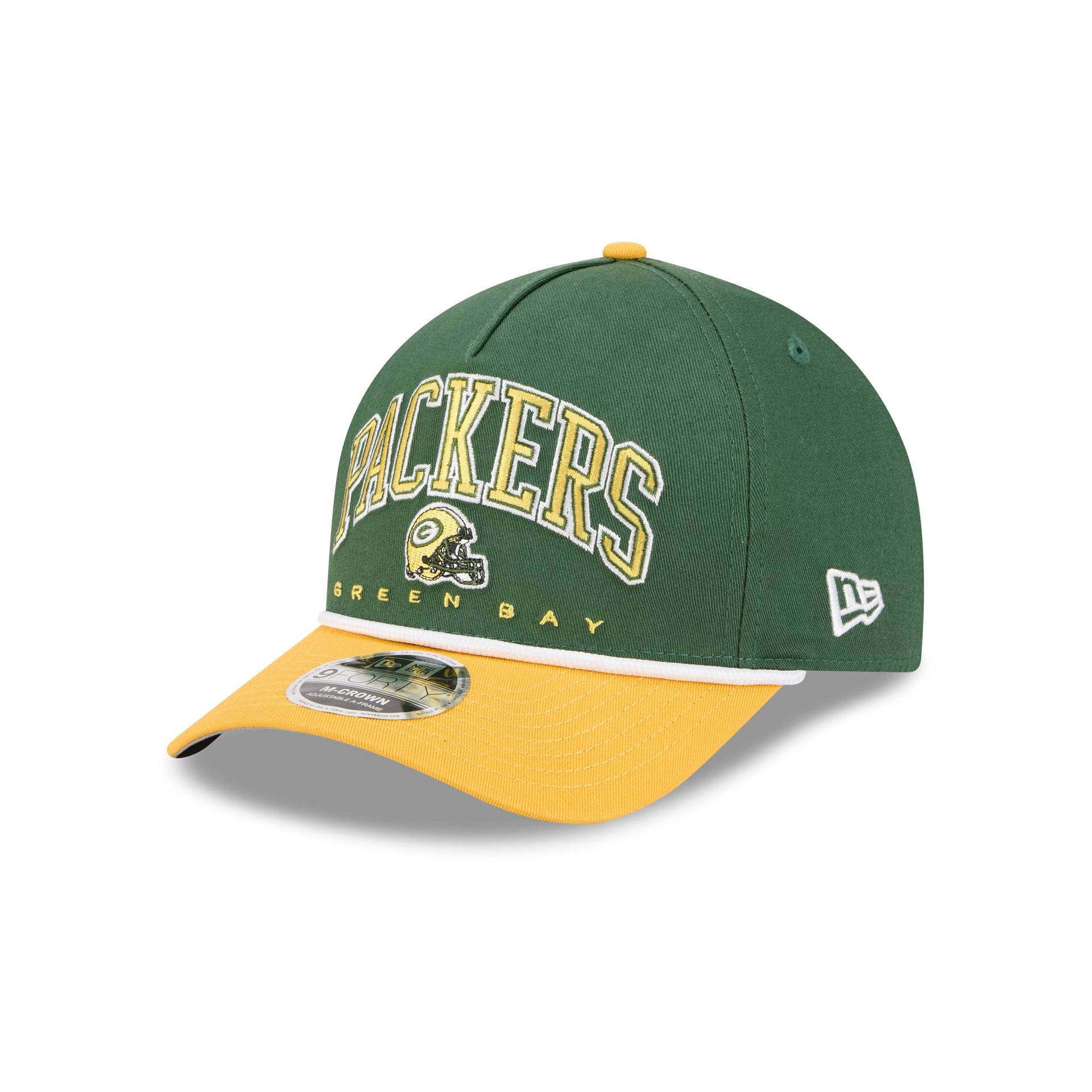 Green Bay Packers Arch 9FORTY M-Crown A-Frame Snapback Hat – New Era Cap