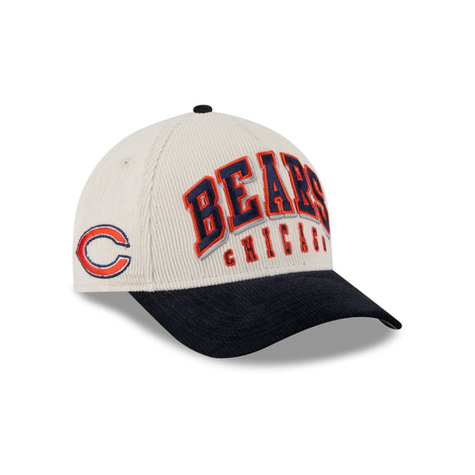 Chicago Bears Stacked Corduroy 9FORTY M-Crown A-Frame Snapback Hat - New Era Cap